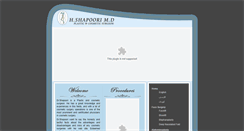 Desktop Screenshot of drshapoori.com